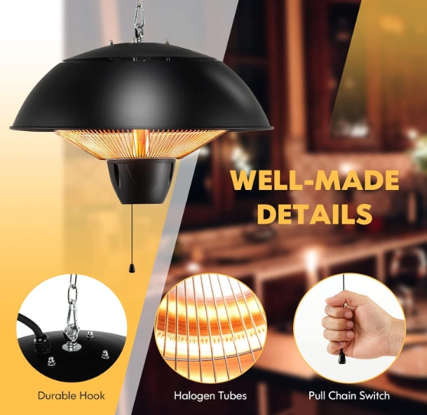 IP55 infrared patio heater